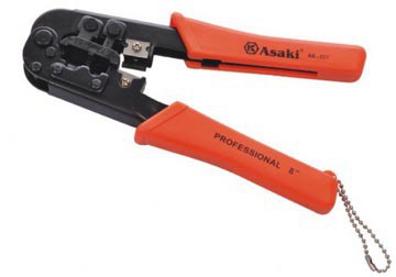 8"chuan Kiềm bấm line điện thoại Asaki AK-337