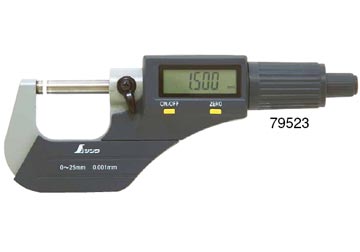 0-25mm Panme điện tử đo ngoài Shinwa 79523