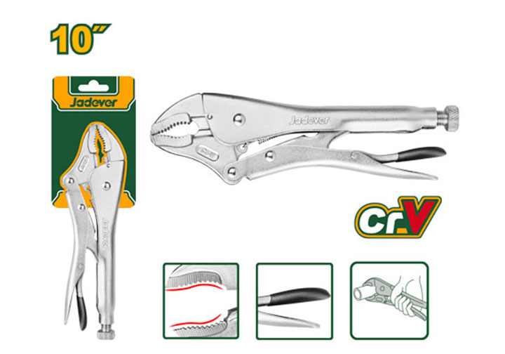 10" Kìm chết mỏ cong cao cấp Jadever JDLP1C02