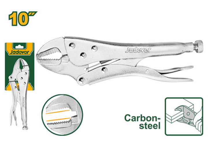 10" Kìm chết mỏ thẳng Jadever JDLP2110