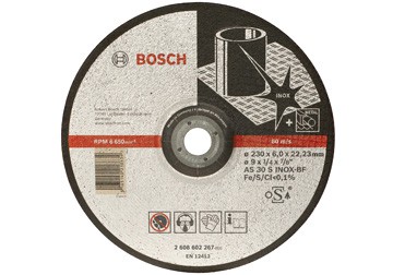 100 x 6 x 16mm Đá mài Inox Bosch 2608602267