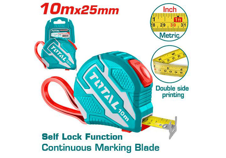 10m Thước cuộn thép (rộng 25mm) Total TMT1262101
