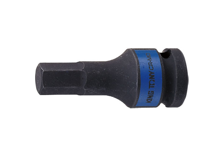 10mm Đầu tuýp lục giác đen 1/2" (dài 60mm) Kingtony 405510M