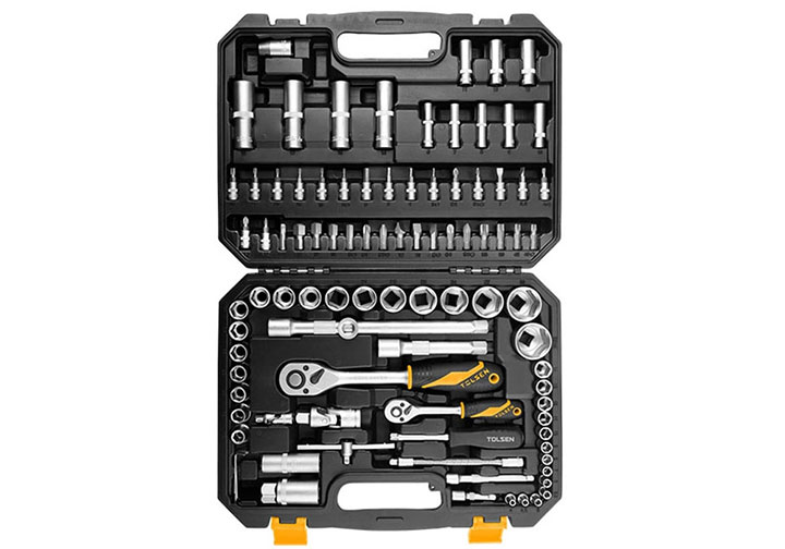 1/2" và 1/4" Bộ tuýp 10-32mm 94 chi tiết Tolsen 15145