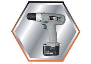 12V Máy khoan vặn vít pin Black and Decker KTC12K2