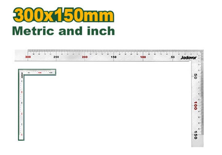 150x300mm Thước eke đo góc vuông Jadever JDSR4330