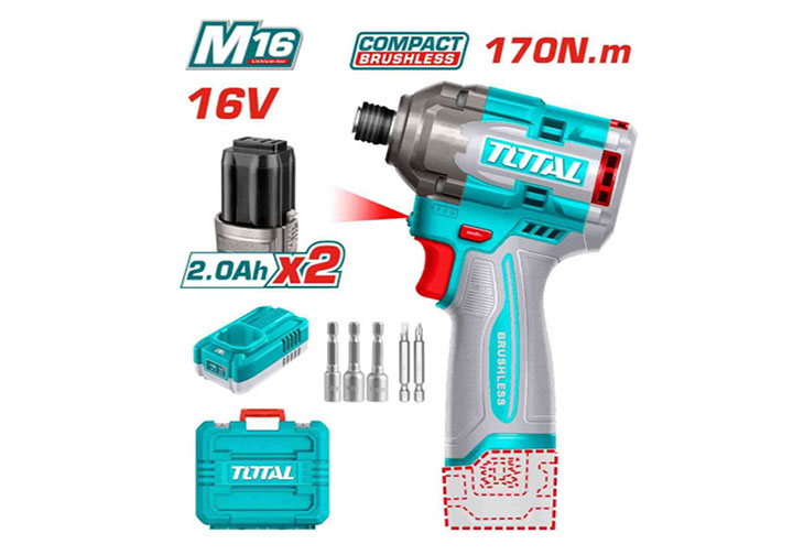 16V Máy siết vít dùng pin Total TIRLI16178 16V Máy siết vít dùng pin Total TIRLI16178