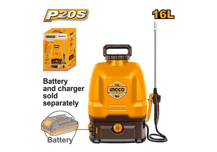 20V Bình xịt 16L (chỉ thân máy) dùng pin Ingco CSPLI2016