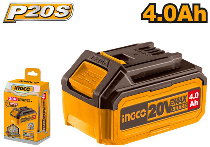 20V/4.0Ah Pin Lithium-ion Ingco FBLI20021