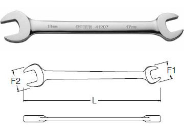 30x32mm Cờ lê 2 vòng miệng mở Sata 41-213 (41213)