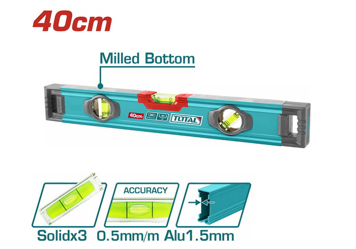 400mm Thước thủy (14" - không có từ) Total TMT24028 400mm Thước thủy (14" - không có từ) Total TMT24028