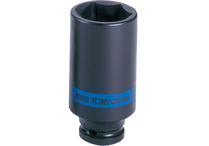 46mm Đầu tuýp đen 6 góc 1/2" dài 80mm Kingtony 443546M