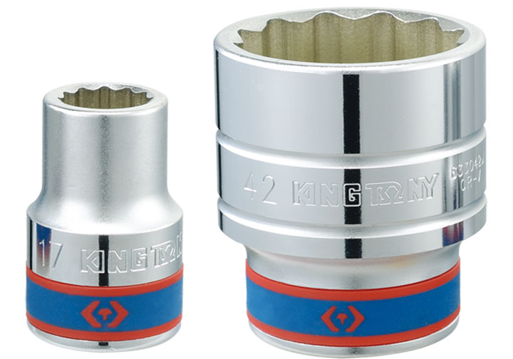50mm Đầu tuýp 12 cạnh (dài 72mm) 3/4" Kingtony 633050M