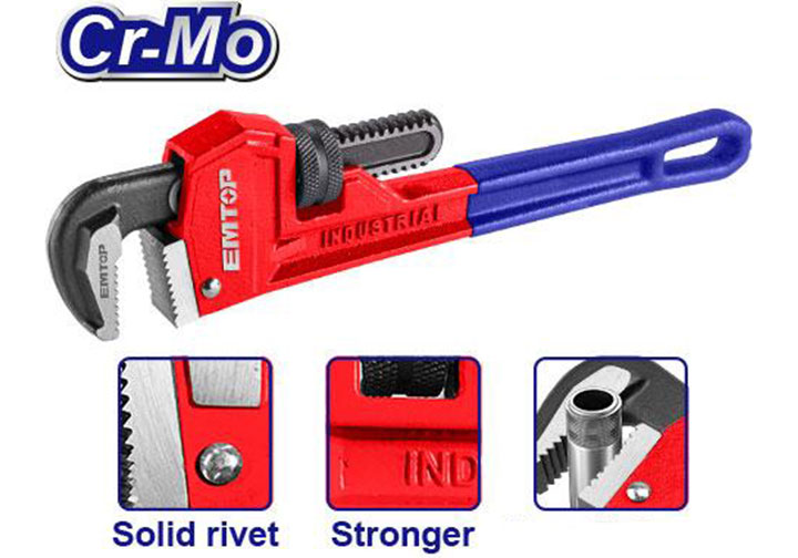 8" Mỏ lết răng Emtop EPWH0801