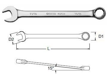 9mm Cờ lê vòng miệng Sata 40-204 (40204)