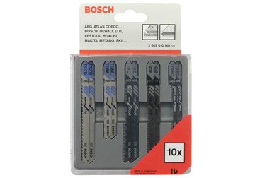 Bộ lưỡi cưa sắt/gỗ 10 cây Bosch 2607010148