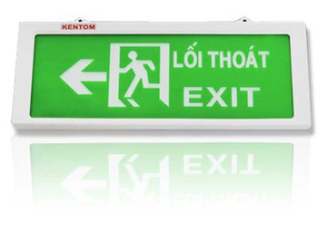 Đèn lối thoát (exit) hai mặt Kentom KT-690