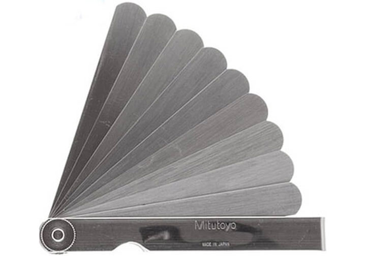 0.05-0.8mm Bộ dưỡng đo độ dày khe hở 10 lá (lá dài 100mm) Mitutoyo 184-306S 0.05-0.8mm Bộ dưỡng đo độ dày khe hở 10 lá (lá dài 100mm) Mitutoyo 184-306S
