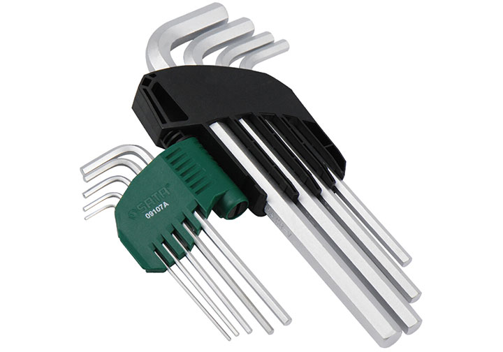 1.5-10mm Bộ lục giác đầu bằng Sata 09-107A (09107A) 1.5-10mm Bộ lục giác đầu bằng Sata 09-107A (09107A)