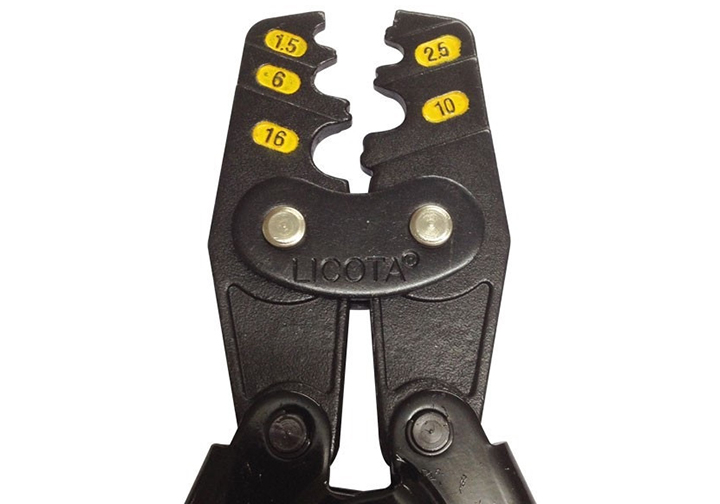 1.5-16mm2 Kìm bấm đầu cote số 15 Licota TCP-10089 1.5-16mm2 Kìm bấm đầu cote số 15 Licota TCP-10089