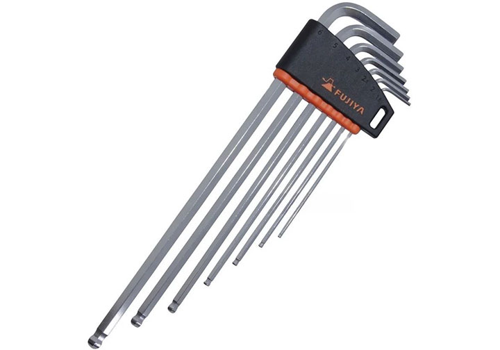 1.5-6mm Bộ lục giác dài đầu bi Fujiya LB330-7S 1.5-6mm Bộ lục giác dài đầu bi Fujiya LB330-7S