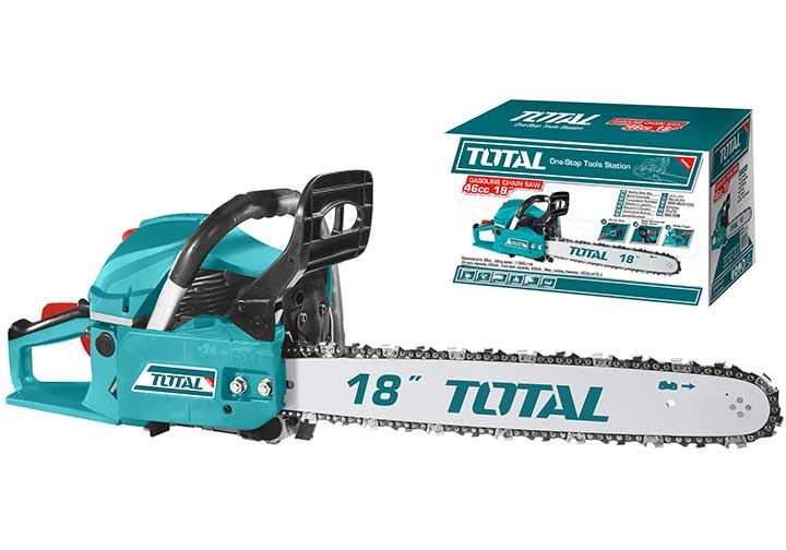 1.8Kw Máy cưa xích chạy xăng pha nhớt Total TG5451811 1.8Kw Máy cưa xích chạy xăng pha nhớt Total TG5451811
