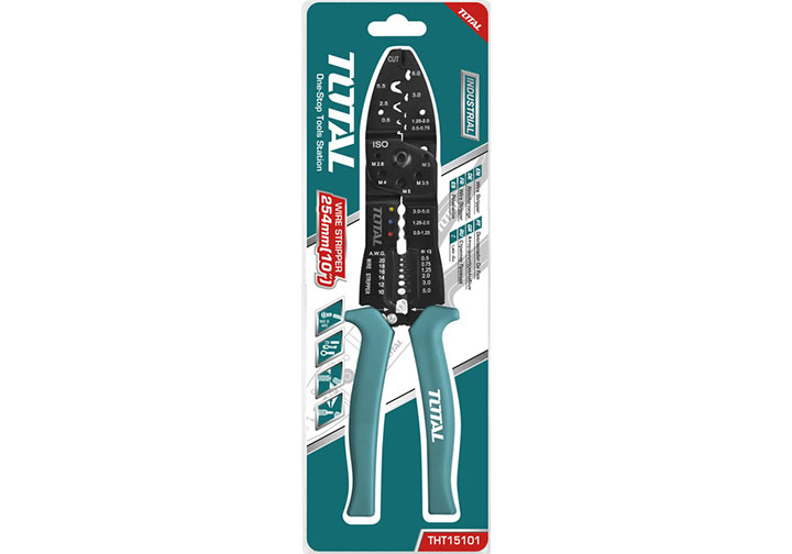10" (254mm) Kìm (kiềm) tuốt dây điện Total THT15101 10" (254mm) Kìm (kiềm) tuốt dây điện Total THT15101