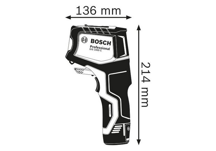1000 độ C Máy đo nhiệt độ Bosch GIS 1000 C 1000 độ C Máy đo nhiệt độ Bosch GIS 1000 C