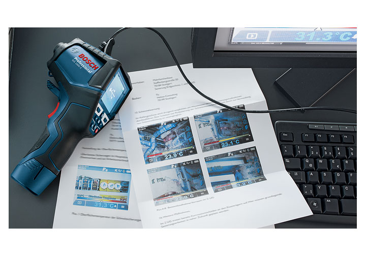 1000 độ C Máy đo nhiệt độ Bosch GIS 1000 C 1000 độ C Máy đo nhiệt độ Bosch GIS 1000 C