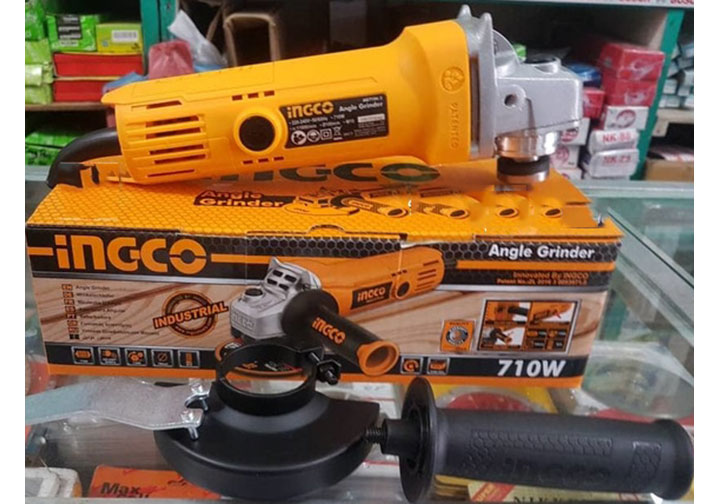 100mm (4") Máy mài góc 710W INGCO AG7106-2 100mm (4") Máy mài góc 710W INGCO AG7106-2