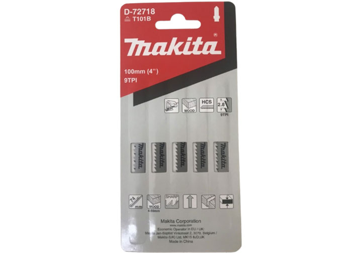 100mm Bộ lưỡi cưa lọng 5 chi tiết Makita D-72718 (T101B) 100mm Bộ lưỡi cưa lọng 5 chi tiết Makita D-72718 (T101B)