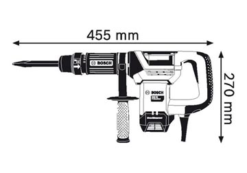 1025W Máy đục phá Bosch GSH 5X 1025W Máy đục phá Bosch GSH 5X