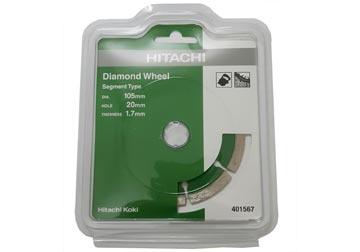 105 x 1.7 x 20mm Lưỡi cắt kim cương Hitachi 401567