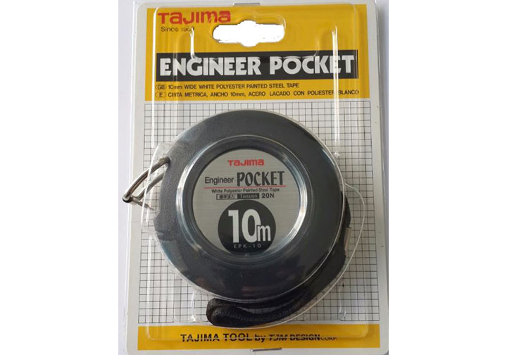 10m Thước cuộn thép Tajima EPK-10 10m Thước cuộn thép Tajima EPK-10