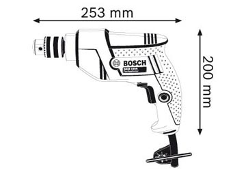 10mm Máy khoan 350W Bosch GBM 1000 RE