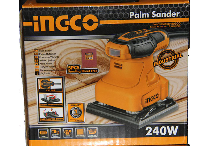 110x100mm Máy chà nhám 240W INGCO PS2408 110x100mm Máy chà nhám 240W INGCO PS2408