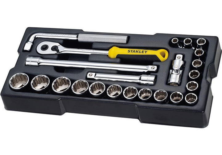 1/2" Bộ tuýp 23 chi tiết Stanley STMT74726-8C 1/2" Bộ tuýp 23 chi tiết Stanley STMT74726-8C