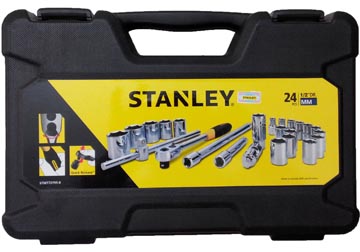 1/2” Bộ tuýp 24 chi tiết Stanley STMT72795-8 1/2” Bộ tuýp 24 chi tiết Stanley STMT72795-8