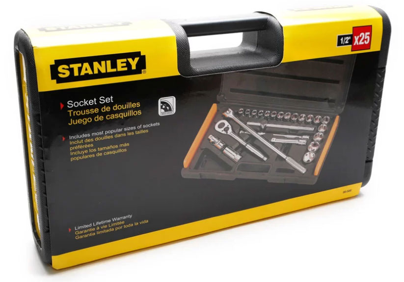 1/2” Bộ tuýp 25 chi tiết Stanley 86-589 1/2” Bộ tuýp 25 chi tiết Stanley 86-589