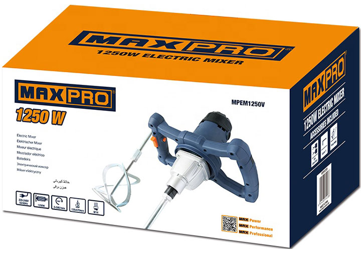 1250W Máy trộn sơn Maxpro MPEM1250V 1250W Máy trộn sơn Maxpro MPEM1250V