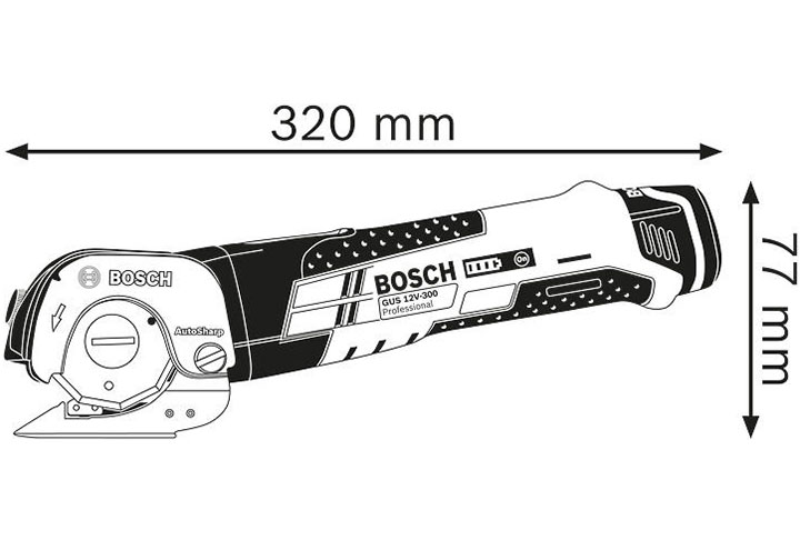 12V Máy cắt đa năng dùng pin Bosch GUS 12 V-LI 12V Máy cắt đa năng dùng pin Bosch GUS 12 V-LI