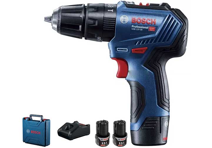 12V Máy khoan búa dùng pin Bosch GSB 12V-30 12V Máy khoan búa dùng pin Bosch GSB 12V-30
