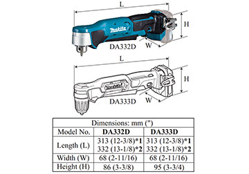 12V Máy khoan góc dùng pin Makita DA333D 12V Máy khoan góc dùng pin Makita DA333D