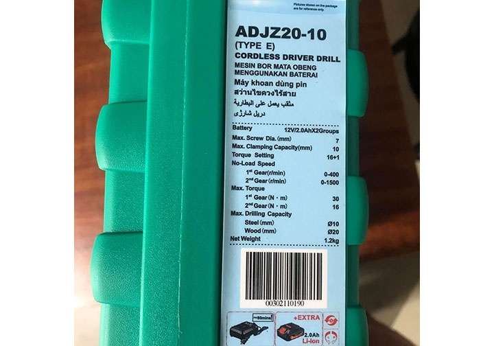 12V Máy khoan vặn vít dùng pin DCA ADJZ20-10E 12V Máy khoan vặn vít dùng pin DCA ADJZ20-10E