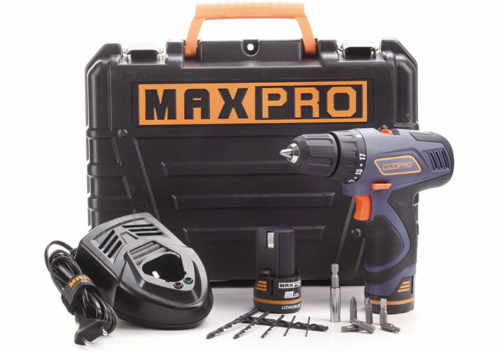 12V Máy khoan vặn vít dùng pin Maxpro MPCD12LI/2E 12V Máy khoan vặn vít dùng pin Maxpro MPCD12LI/2E