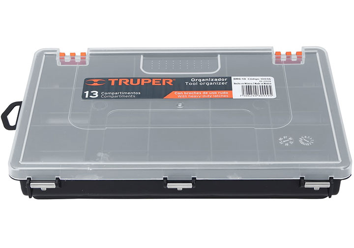 13" Hộp đựng đồ nghề nhiều ngăn nhỏ Truper 10036 (ORG-13) 13" Hộp đựng đồ nghề nhiều ngăn nhỏ Truper 10036 (ORG-13)
