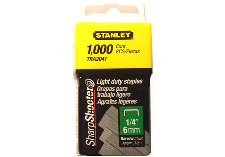 1/4" (6mm) Ghim bấm Stanley TRA204T 1/4" (6mm) Ghim bấm Stanley TRA204T