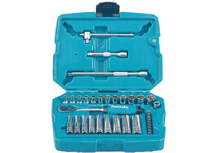 1/4" Bộ tuýp 34 chi tiết Makita B-65567 1/4" Bộ tuýp 34 chi tiết Makita B-65567