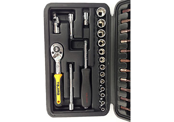 1/4" Bộ tuýp 41 chi tiết Tajima TS-41 1/4" Bộ tuýp 41 chi tiết Tajima TS-41