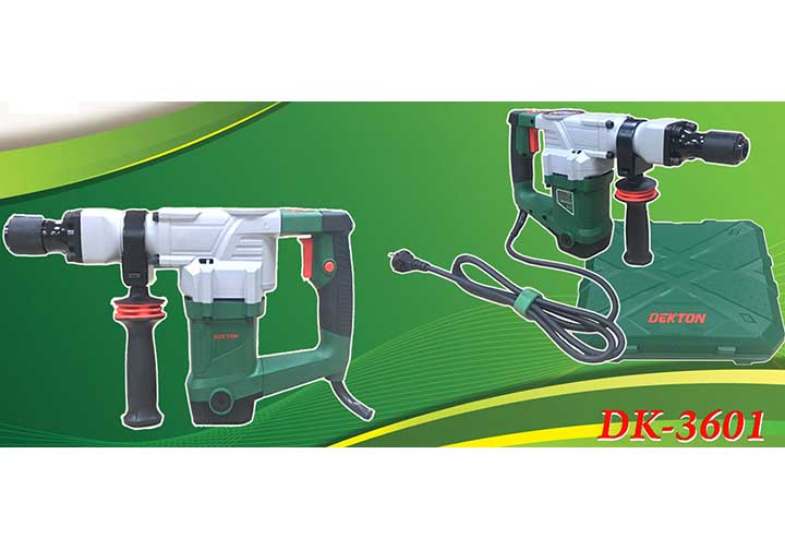 1400W Máy đục bê tông Dekton DK-3601 1400W Máy đục bê tông Dekton DK-3601
